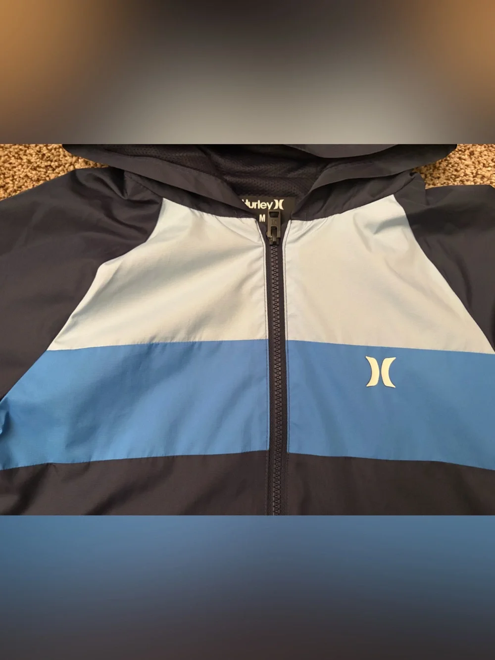 Hurley Bpys Medium Windbreaker Jacket